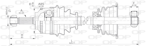 DRS606600 Open Parts