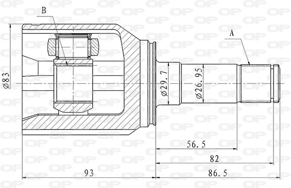 CVJ585120 Open Parts