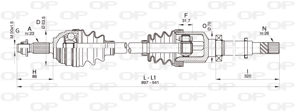 DRS634300 Open Parts