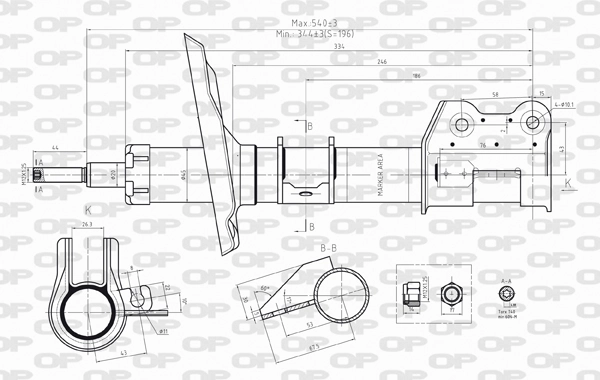 SAB801631 Open Parts