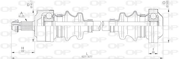 DRS618600 Open Parts