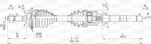 DRS646300 Open Parts