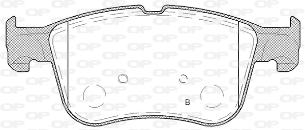 BPA180812 Open Parts Pastillas delanteras
