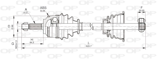 DRS610000 Open Parts