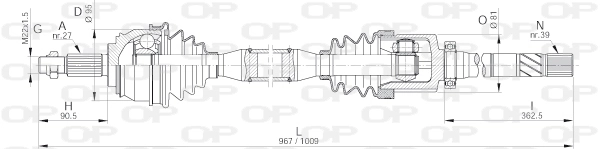 DRS624200 Open Parts