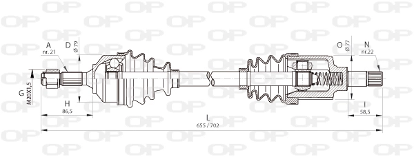 DRS646000 Open Parts