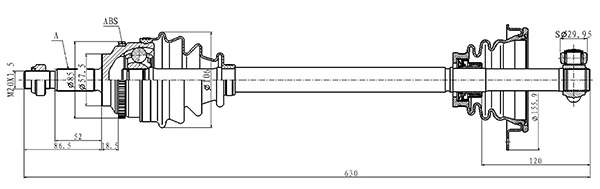 DRS650600 Open Parts
