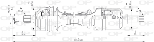 DRS625600 Open Parts