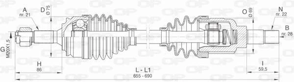 DRS646200 Open Parts