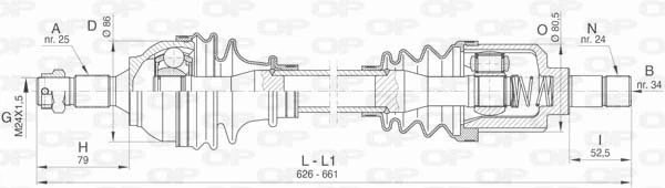 DRS643800 Open Parts