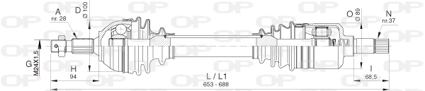 DRS638800 Open Parts