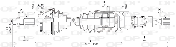 DRS632800 Open Parts