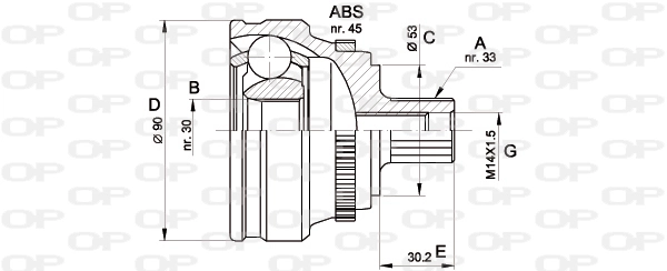 CVJ511010 Open Parts