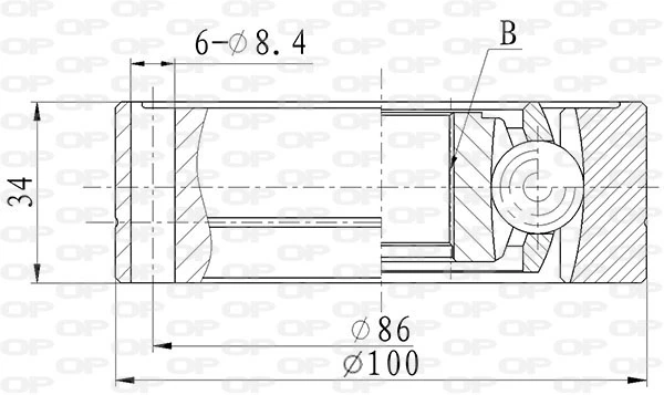 CVJ586120 Open Parts
