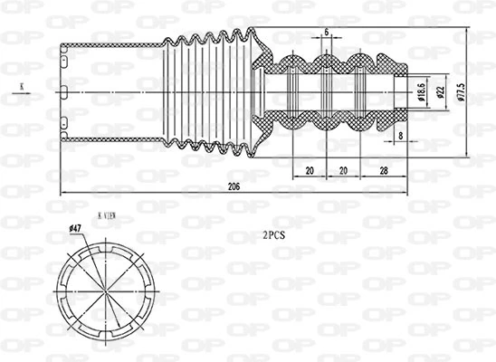 DCK510102 Open Parts