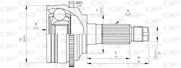 CVJ568310 Open Parts