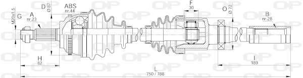 DRS630000 Open Parts