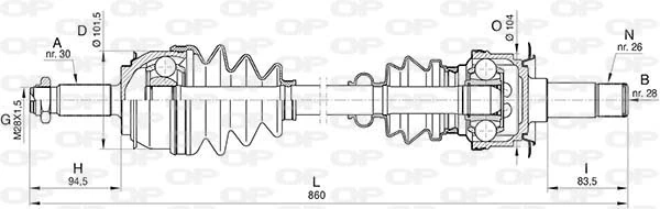 DRS647400 Open Parts