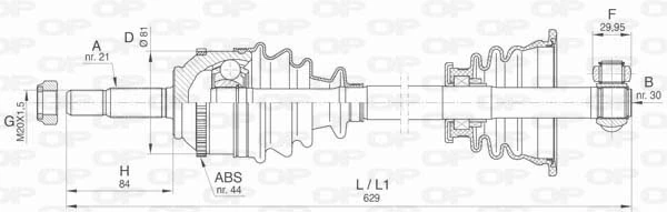 DRS641300 Open Parts