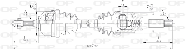 DRS618200 Open Parts