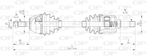 DRS600200 Open Parts