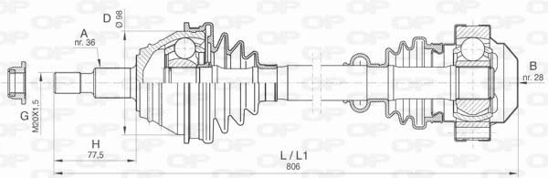 DRS641000 Open Parts