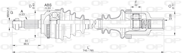 DRS628600 Open Parts