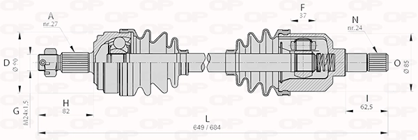 DRS604600 Open Parts