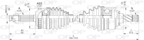 DRS630700 Open Parts