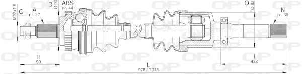 DRS610900 Open Parts