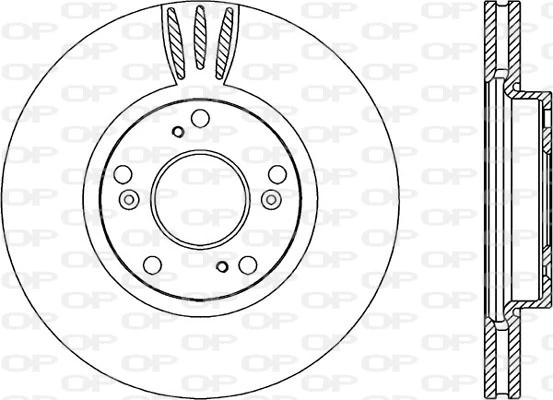 Disco de freno delantero Honda Civic X