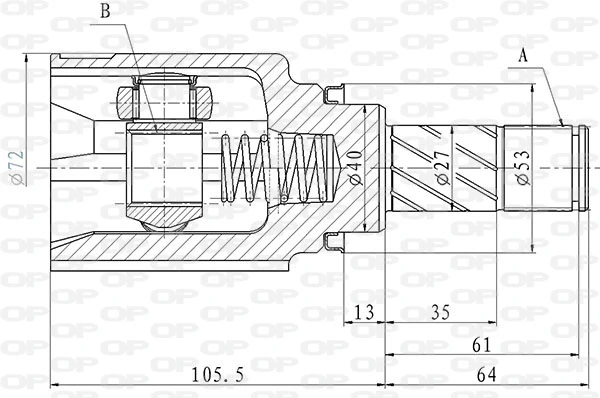 CVJ586720 Open Parts