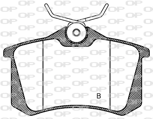 Pastillas de freno traseras Renault Megane 2 LM0, LM1