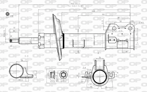 SAB829931 Open Parts