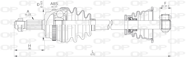 DRS618000 Open Parts