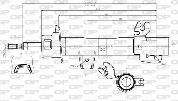SAB865031 Open Parts