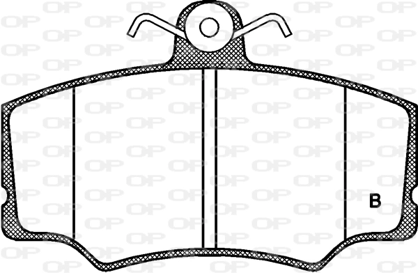 Pastillas delanteras para Alfa Romeo 33  907A