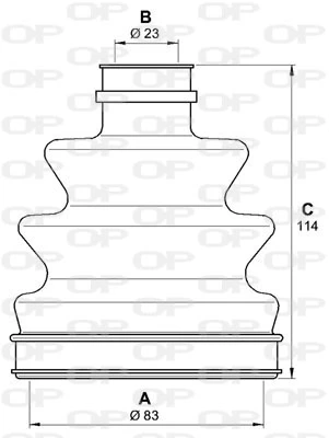 Fuelle transmisión delantero exterior para Renault Espace I J11