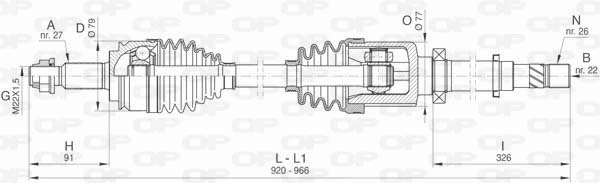DRS641600 Open Parts