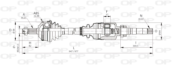 DRS605300 Open Parts