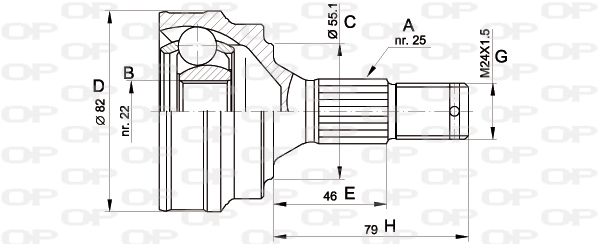 Comprar Junta homocinetica Citroen ZX  N2