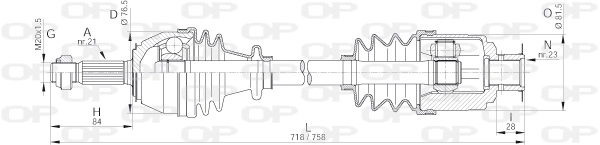 DRS601500 Open Parts