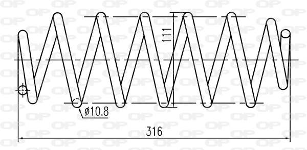 Muelle para Ford Fiesta CB1