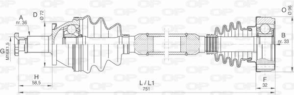 DRS642000 Open Parts