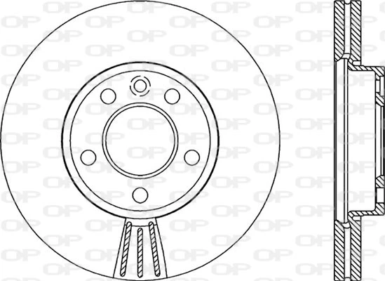Disco de freno delantero para Volkswagen Multivan  (7HM, 7HN, 7HF, 7EF, 7EM, 7EN)