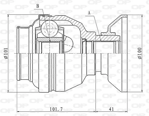 CVJ586520 Open Parts