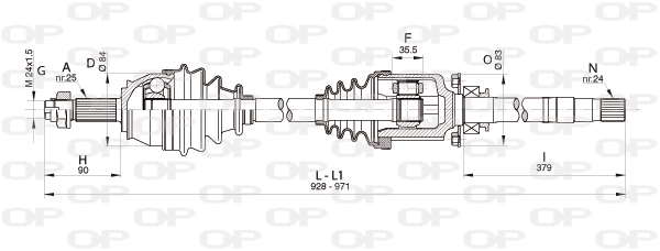 DRS634100 Open Parts