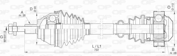 DRS640700 Open Parts