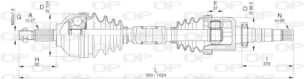 DRS632000 Open Parts