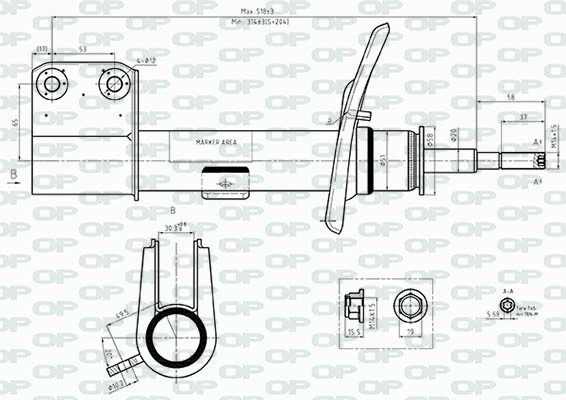 SAB850531 Open Parts